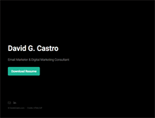 Tablet Screenshot of davidgcastro.com